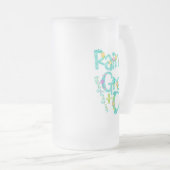 RAINEY GRAY + CO [ロゴ6] フロストグラスビールジョッキ (正面右)