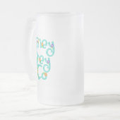 RAINEY GRAY + CO [ロゴ6] フロストグラスビールジョッキ (正面左)