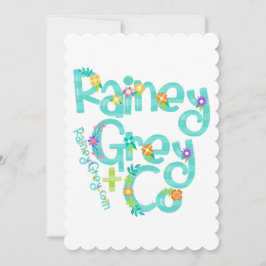 RAINEY GRAY + CO [ロゴ6] 招待状