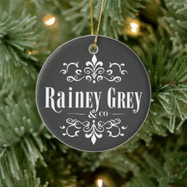 Rainey Grey + Co ロゴ [4] セラミックオーナメント