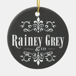Rainey Grey + Co ロゴ [4] セラミックオーナメント