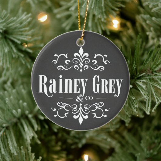 Rainey Grey + Co logo [4] セラミックオーナメント (ツリー)