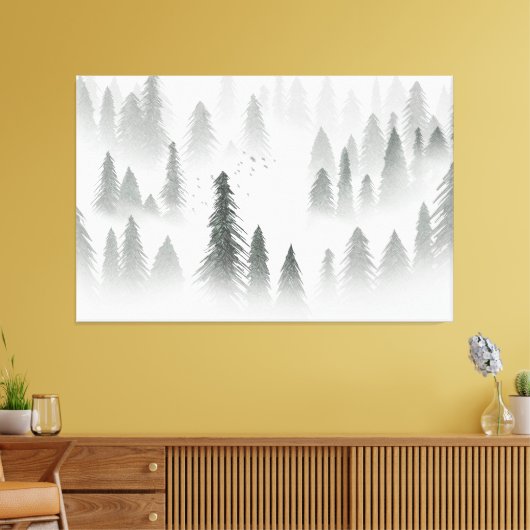 Rainforest 1 キャンバスプリント (インサイチュ (リビング))