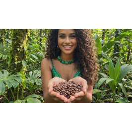 RAINFOREST LOVE ラウンドクッション