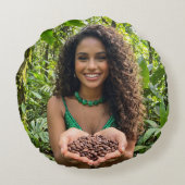 RAINFOREST LOVE  ラウンドクッション (裏面)