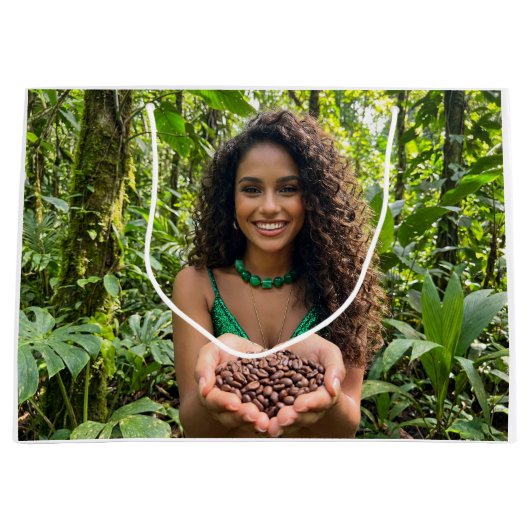 RAINFOREST LOVE ラージペーパーバッグ (正面)