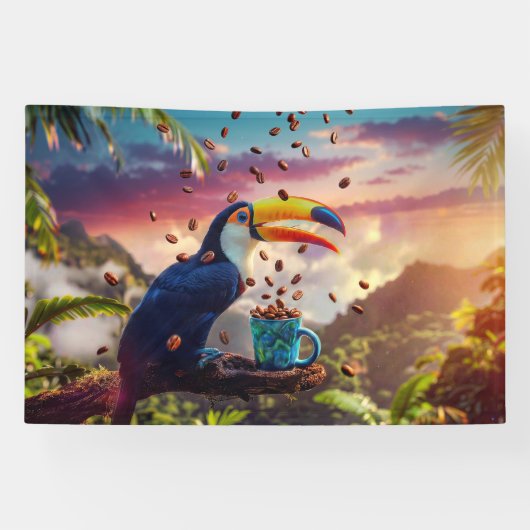 RAINFOREST TOUCAN 横断幕 (横)