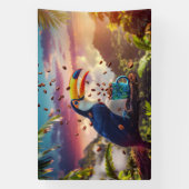 RAINFOREST TOUCAN 横断幕 (縦)