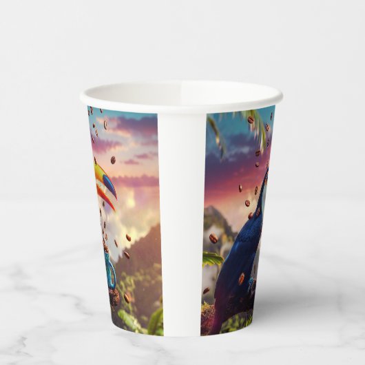 RAINFOREST TOUCAN 紙コップ (左)