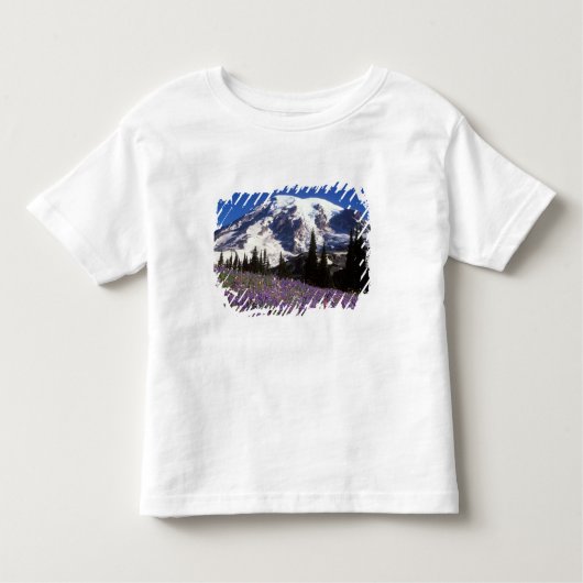Rainier山の根元の夏の野草， 2 トドラーTシャツ (正面)