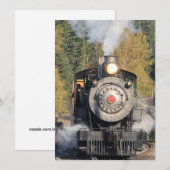 rainier train 招待状 (正面/裏面)