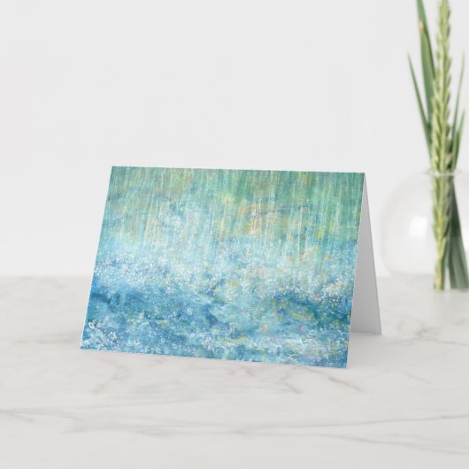 Raining Cats Greace by Iris 絵画 Grace サンキューカード (正面)