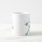 Raining Notes Piano Player Gift Shirt Keyboard Mus コーヒーマグカップ (中央)