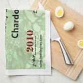 Rainshadowのブドウ園のシャードネーワインの台所タオル キッチンタオル (四つ折り)