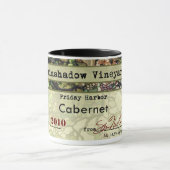 Rainshadowの道-ブドウ園のマグ マグカップ (中央)