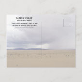 Rainstorm Descending on Dunes, Kobuk National Park ポストカード (裏面)