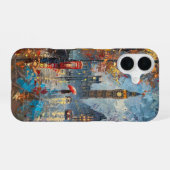 Rainy夕べインLondon iPhone 16ケース (裏面横)