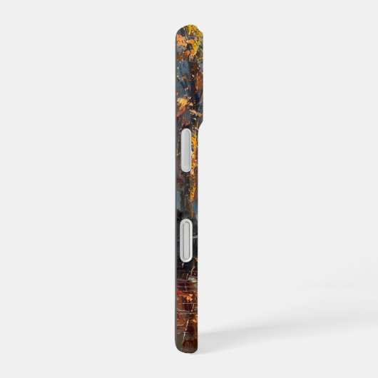 Rainy夕べインLondon iPhone 16ケース (右側面)