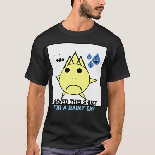 Rainy Day : スカルンスキン グラフィックス Tシャツ (正面)