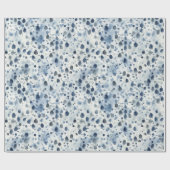 Rainy Day Blue ラッピングペーパー (フラット)