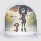 Rainy Day Dachshund Anime (正面)