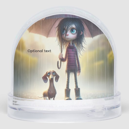 Rainy Day Dachshund Anime (裏面)