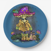 Rainy Day Friends ペーパープレート (正面)