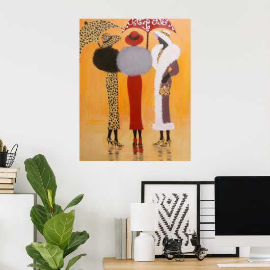 RAINY DAY FRIENDS ポスター (ホームオフィス)