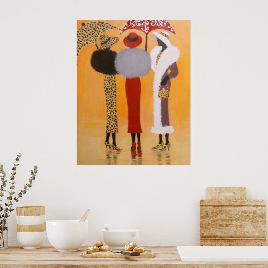 RAINY DAY FRIENDS ポスター (キッチン)