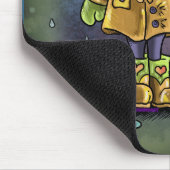 Rainy Day Friends マウスパッド (コーナー)