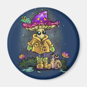 Rainy Day Friends マグネット (正面)