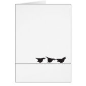 Rainy Day Friends Greeting Card (正面)