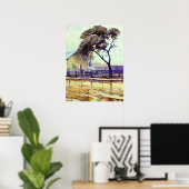 Rainy Day in Bandera by Julian Onderdonk ポスター (ホームオフィス)