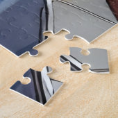 Rainy Day in Boston | Watercolor MA Travel Art ジグソーパズル (側面)