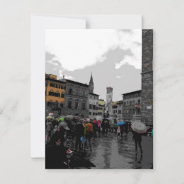 Rainy Day in Florence Italy Landscape