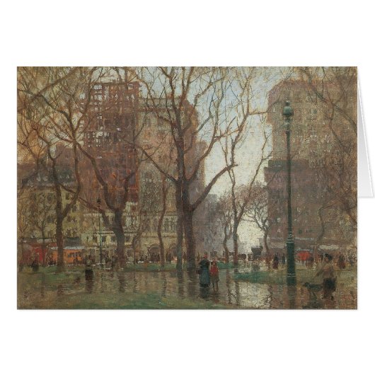 Rainy Day, Madison Square, New York, Paul Cornoyer (正面横)