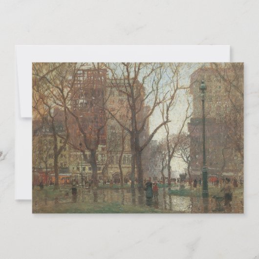 Rainy Day, Madison Square, New York, Paul Cornoyer (正面)