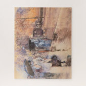 Rainy Day on Fifth Avenue （ニューヨーク） ジグソーパズル (縦)