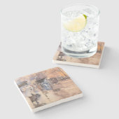 Rainy Day on Fifth Avenue （ニューヨーク） ストーンコースター (横)