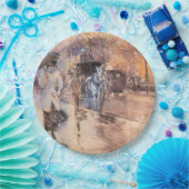 Rainy Day on Fifth Avenue (ニューヨーク) ペーパープレート (パーティー)