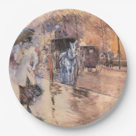 Rainy Day on Fifth Avenue （ニューヨーク） ペーパープレート