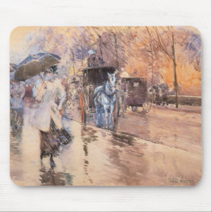 Rainy Day on Fifth Avenue (ニューヨーク) マウスパッド