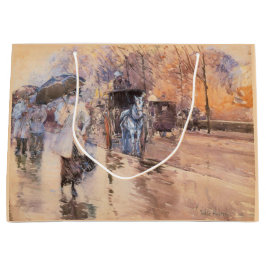 Rainy Day on Fifth Avenue （ニューヨーク） ラージペーパーバッグ