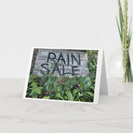 Rainy Day Sale Card カード