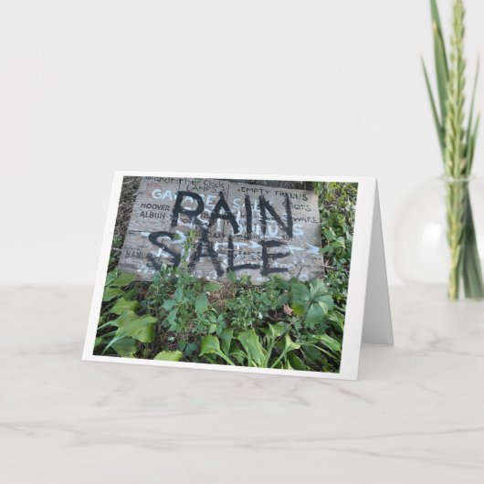 Rainy Day Sale Card カード (正面)
