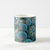 Rainy Day Spiral Fractal コーヒーマグカップ (中央)