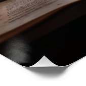 Rainy Day Tea and Book Window ポスター (コーナー)