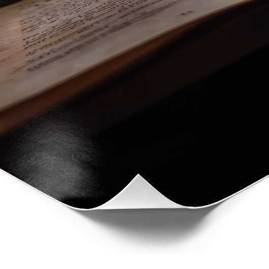 Rainy Day Tea and Book Window ポスター (コーナー)