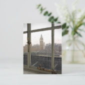 Rainy Day View on Big Ben – ロンドンはがき ポストカード (スタンド正面)