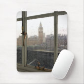 Rainy Day View on Big Ben - London Mouse pad マウスパッド (マウス)